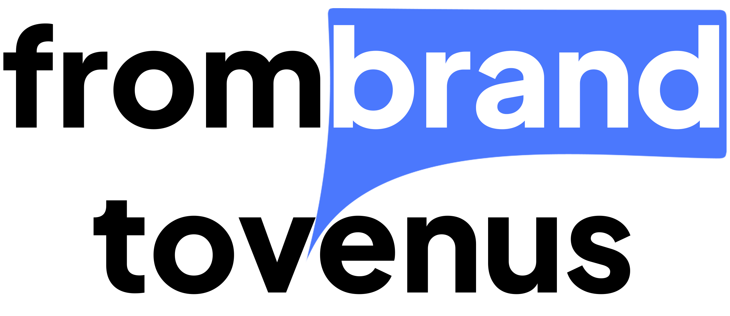 logo from brand to venus hitam